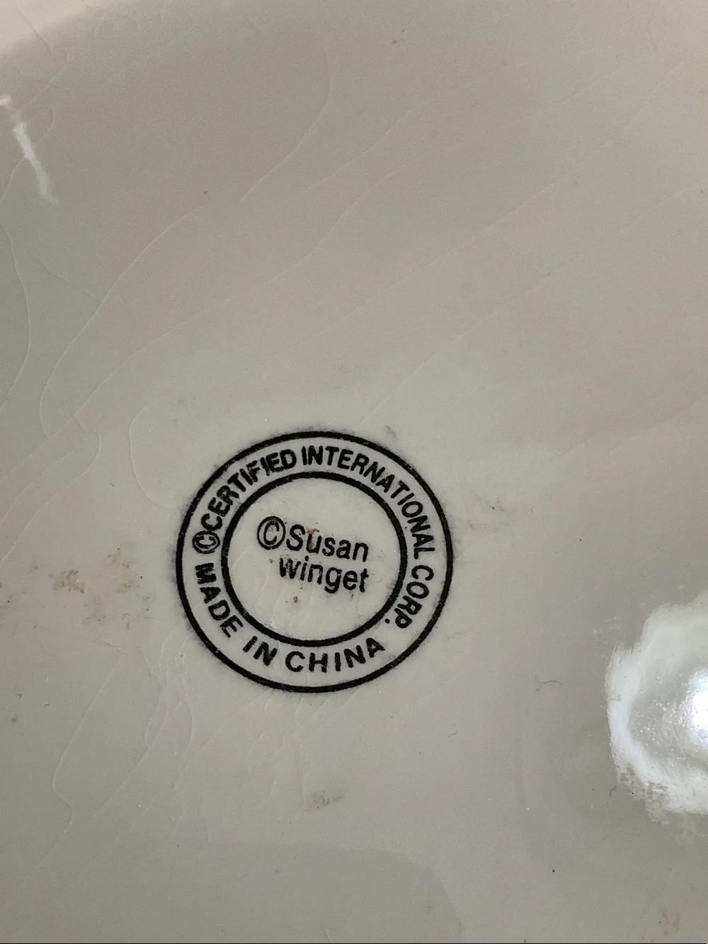 Certified International hand painted